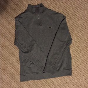 Lacoste Quarter Zip Sweater/Sweatshirt